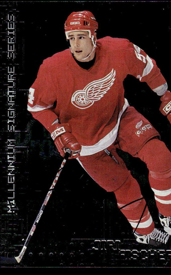1999 BE A PLAYER SIGNATURE JIRI FISCHER 86 AUTOGRAPH RC DETROIT RED WINGS
