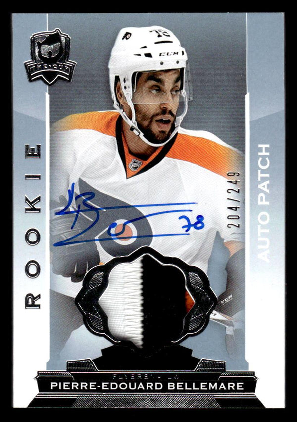 2014 UD THE CUP PIERRE-EDOUARD BELLEMARE 115 RC PATCH AUTOGRAPH RPA /249 FLYERS