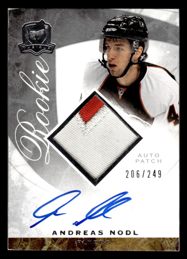 2008 UPPER DECK THE CUP ANDREAS NODL 127 RC PATCH AUTOGRAPH RPA 206/249 FLYERS