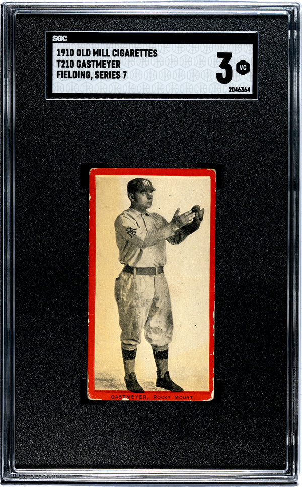 1910 T210 EDWARD GASTMEYER NNO VG OLD MILL SERIES 7 FIELDING SGC 3 ROCKY MOUNT