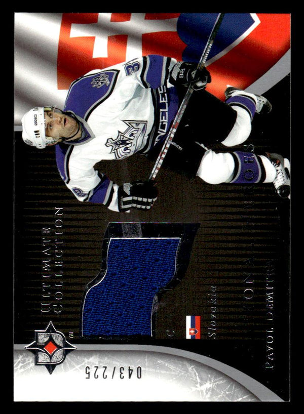 2005 UPPER DECK ULTIMATE PAVOL DEMITRA NHJ-PA NATIONAL HEROES JERSEYS /225 KINGS