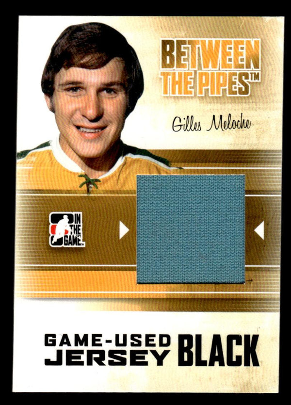 2010 IN THE GAME BETWEEN PIPES GILLES MELOCHE M-17 JERSEY EMBLEM GOLDEN SEALS