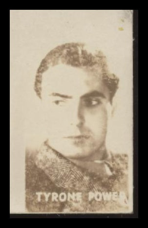 1948 TOPPS MAGIC PHOTOS TYRONE POWER 6F VG STARS OF STAGE & SCREEN ACTOR