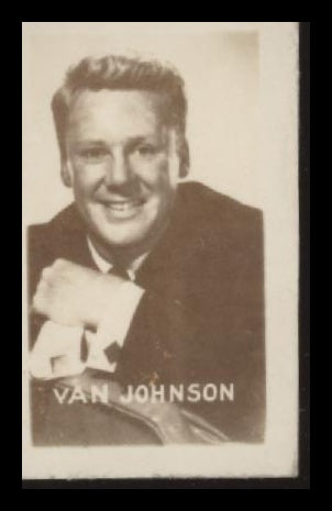 1948 TOPPS MAGIC PHOTOS VAN JOHNSON 13F VG STARS OF STAGE & SCREEN ACTOR