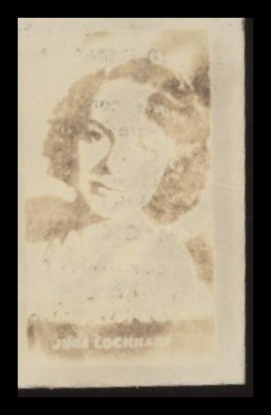 1948 TOPPS MAGIC PHOTOS JUNE LOCKHART 13J VG MOVIE STARS ACTRESS