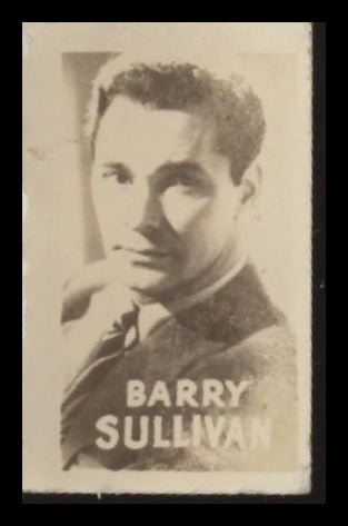 1948 TOPPS MAGIC PHOTOS BARRY SULLIVAN 35J VG MOVIE STARS ACTOR
