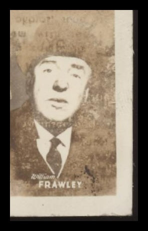 1948 TOPPS MAGIC PHOTOS WILLIAM FRAWLEY 27J VG MOVIE STARS ACTOR