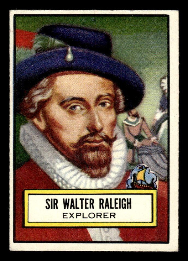 1952 TOPPS LOOK 'N SEE SIR WALTER RALEIGH 81 NRMT EXPLORER