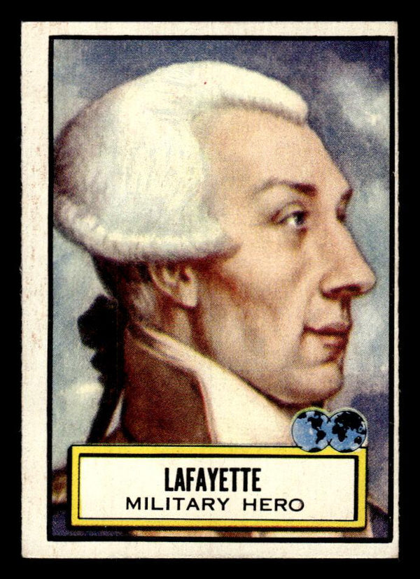 1952 TOPPS LOOK 'N SEE LAFAYETTE 134 NRMT MILITARY