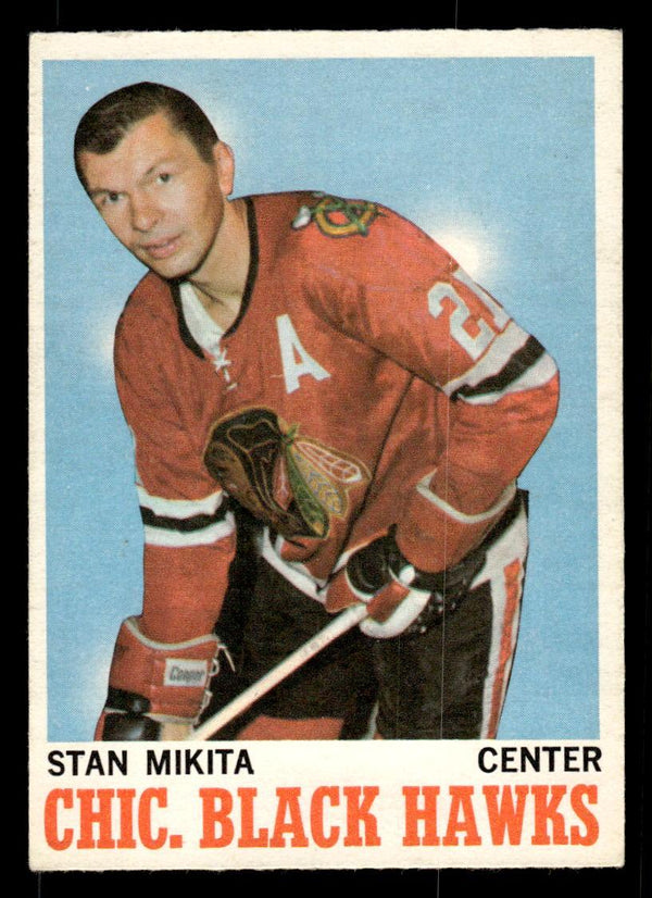 1970 O-PEE-CHEE STAN MIKITA 20 EX HOCKEY CHICAGO BLACKHAWKS