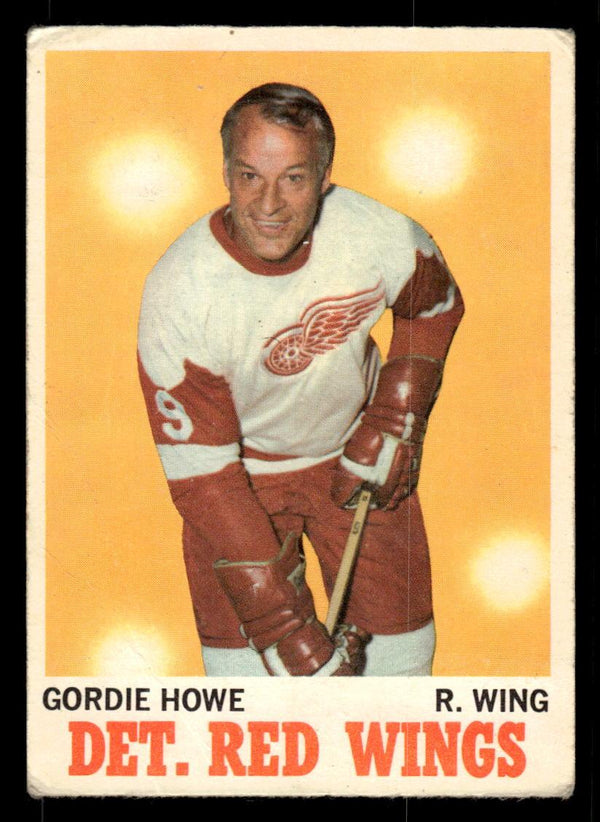 1970 O-PEE-CHEE GORDIE HOWE 29 GOOD HOCKEY DETROIT RED WINGS