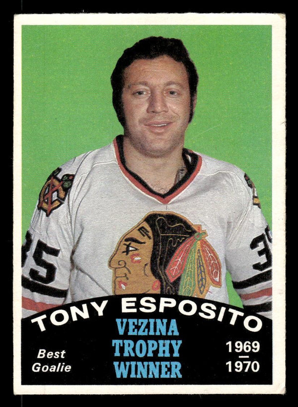 1970 O-PEE-CHEE TONY ESPOSITO 250 VG-EX HOCKEY CHICAGO BLACKHAWKS