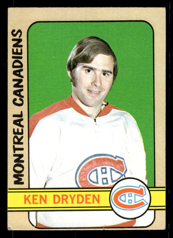1972 TOPPS KEN DRYDEN 160 VG HOCKEY MONTREAL CANADIENS