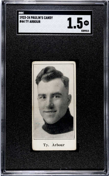 1923 PAULIN'S CANDY TY ARBOUR 44 FAIR PAULIN CHAMBERS SGC 1.5 EDMONTON ESKIMOS