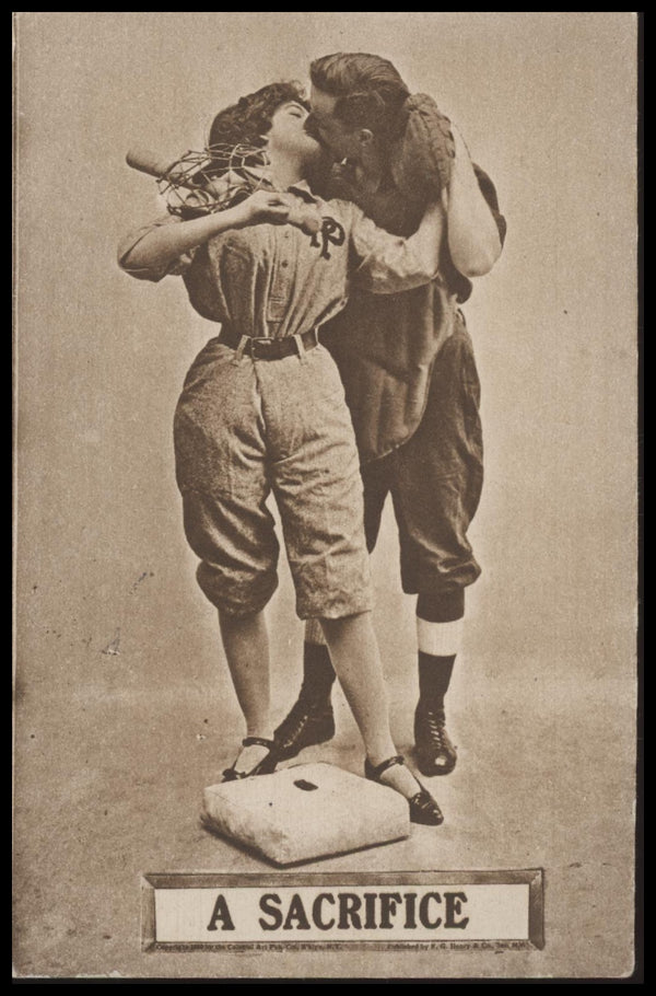 1910 PC978 A SACRIFICE NNO VG BASEBALL LOVERS BASEBALL