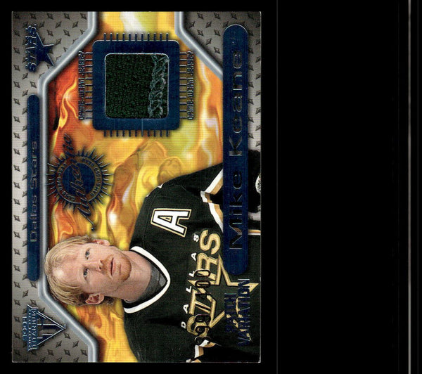 2000 PACIFIC PRIVATE STOCK TITANIUM MIKE KEANE 85 GAME GEAR PATCH 399/400 STARS