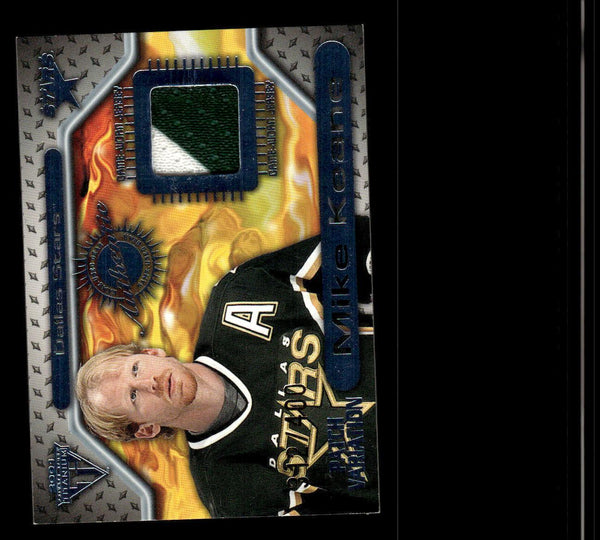 2000 PACIFIC PRIVATE STOCK TITANIUM MIKE KEANE 85 GAME GEAR PATCH 312/400 STARS