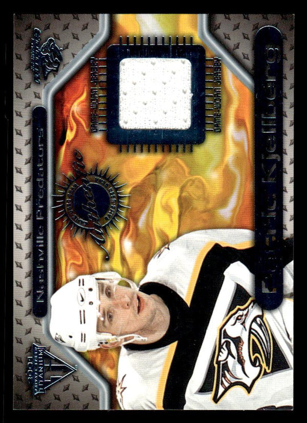 2000 PACIFIC PRIVATE STOCK TITANIUM PATRIC KJELLBERG 103 GAME GEAR PREDATORS