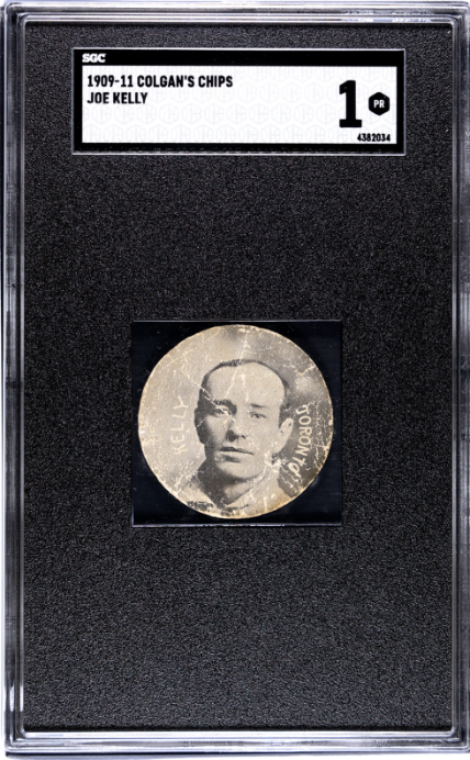 1909 COLGAN'S CHIPS JOE KELLY STARS OF DIAMOND E254 SGC 1 TORONTO MAPLE LEAFS