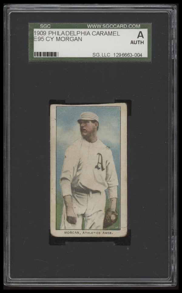 1909 E95 CY MORGAN PHILADELPHIA CARAMEL SGC A GOOD PHILADELPHIA ATHLETICS