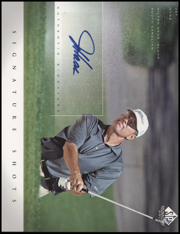 2004 SP SIGNATURE JAY HAAS JH MINT SP SIGNATURE SHOTS 8 X 10 GOLF