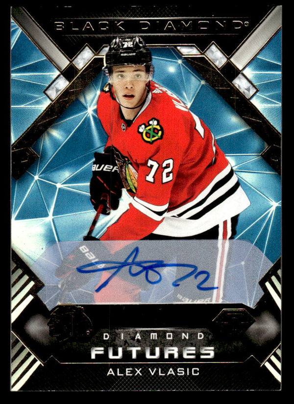 2022 BLACK DIAMOND ALEX VLASIC BDF-AV FUTURES AUTOGRAPHS RC 81/99 BLACKHAWKS