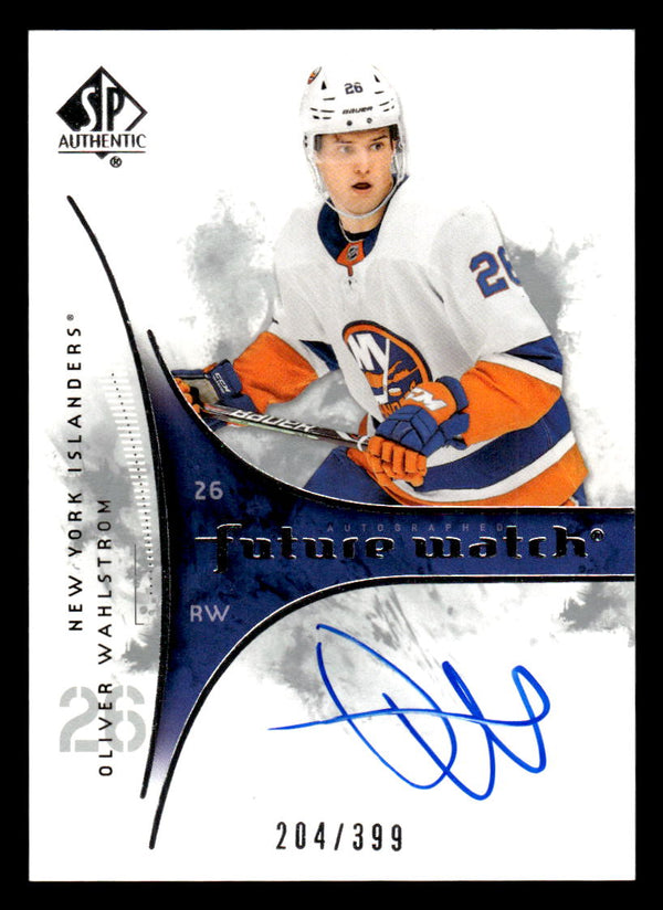2020 SP AUTHENTIC OLIVER WAHLSTROM RFWA-OW FUTURE WATCH RC AUTOGRAPH 204/399
