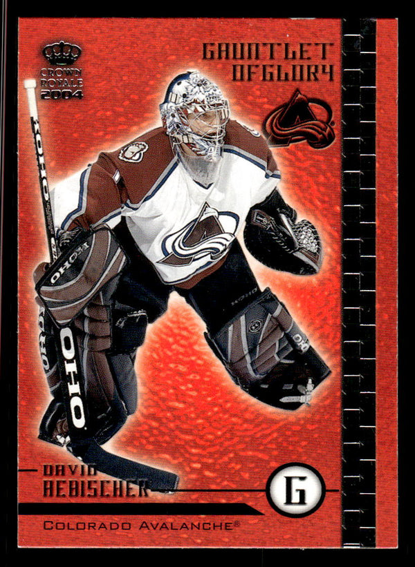 2003 PACIFIC CROWN ROYALE DAVID AEBISCHER 6 MINT  HOCKEY COLORADO AVALANCHE