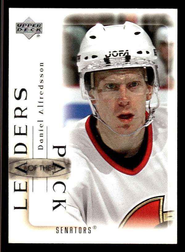 2001 UPPER DECK DANIEL ALFREDSSON LP10 MINT LEADERS PACK HOCKEY OTTAWA SENATORS