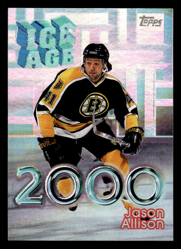 1998 TOPPS JASON ALLISON I6 MINT ICE AGE 2000 HOCKEY BOSTON BRUINS