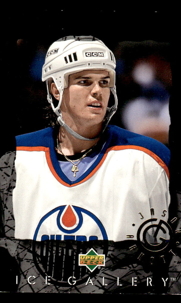 1994 UPPER DECK JASON ARNOTT IG2 EX ICE GALLERY HOCKEY EDMONTON OILERS