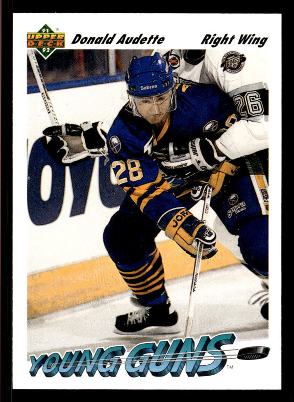 1991 UPPER DECK DONALD AUDETTE 585 MINT HOCKEY BUFFALO SABRES