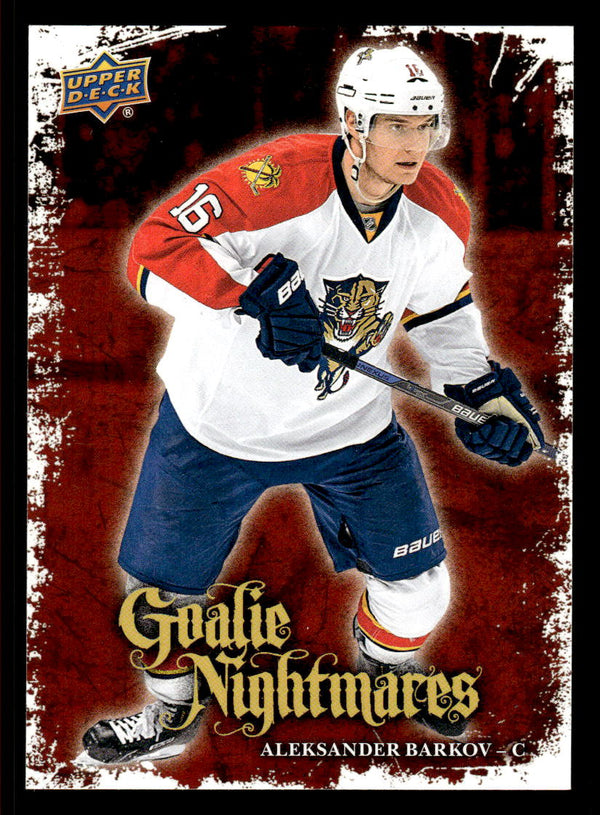 2016 UPPER DECK ALEKSANDER BARKOV GN-13 MINT GOALIE NIGHTMARES HOCKEY FLORIDA