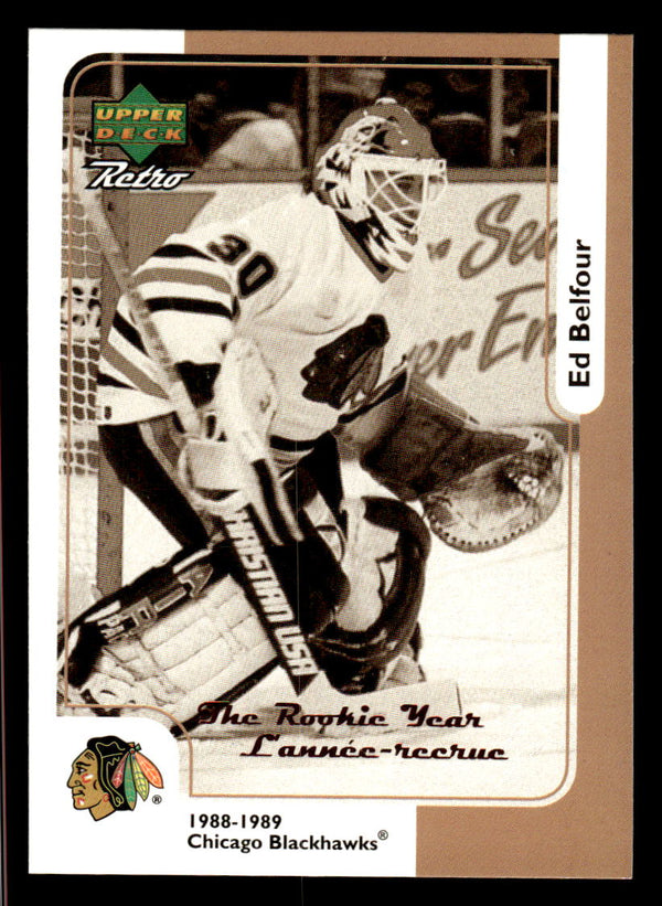 1999 UPPER DECK ED BELFOUR McD-8R MINT THE RC YEAR HOCKEY CHICAGO BLACKHAWKS