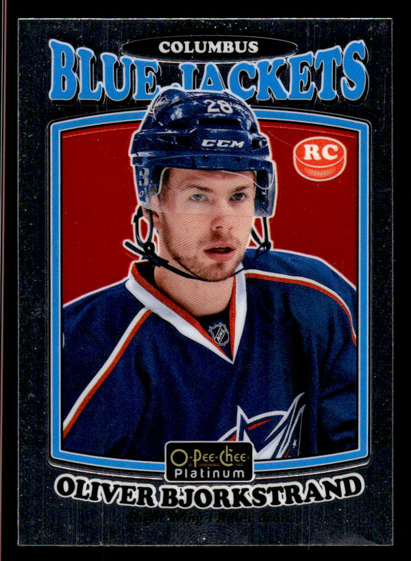 2016 PLATINUM OLIVER BJORKSTRAND R-69 MINT RETRO HOCKEY COLUMBUS BLUE JACKETS