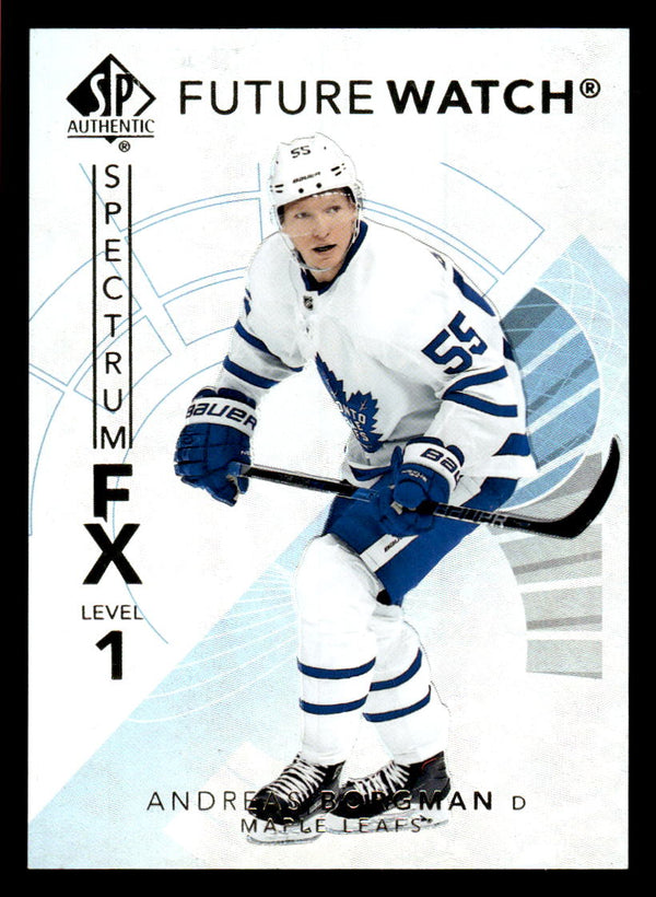 2017SP AUTHENTIC ANDREAS BORGMAN S-69 MINT SPECTRUM FX HOCKEY TORONTO MAPLE LEAF