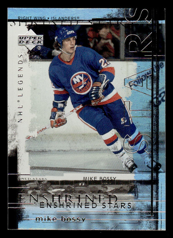 2000 UPPER DECK LEGENDS MIKE BOSSY ES8 MINT ENSHRINED STARS HOCKEY NEW YORK ISLANDERS