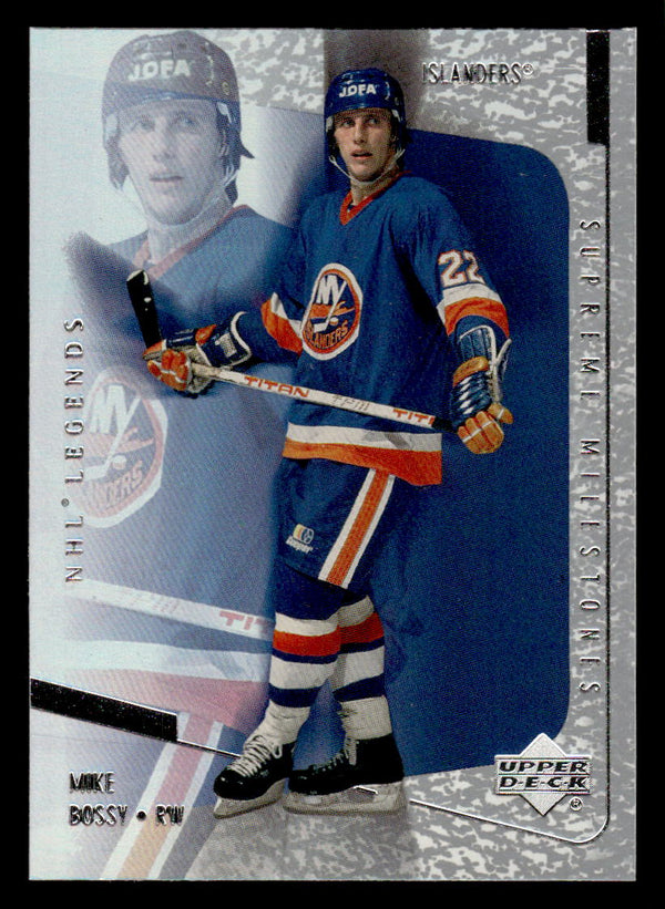2000 UPPER DECK LEGENDS MIKE BOSSY SM12 MINT SUPREME HOCKEY NEW YORK ISLANDERS