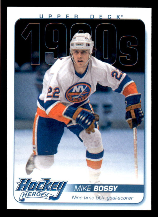 2013 UPPER DECK MIKE BOSSY HH45 MINT HOCKEY HEROES 1980 HOCKEY NEW YORK ISLANDER