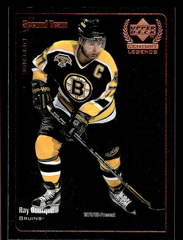 1999 UPPER DECK CENTURY LEGENDS RAY BOURQUE AC11 MINT HOCKEY BOSTON BRUINS