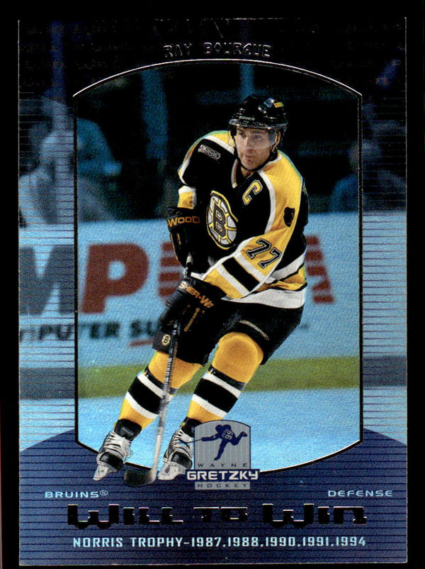 1999 UPPER DECK WAYNE GRETZKY RAY BOURQUE W7 MINT WIL TO WIN HOCKEY BOSTON BRUIN