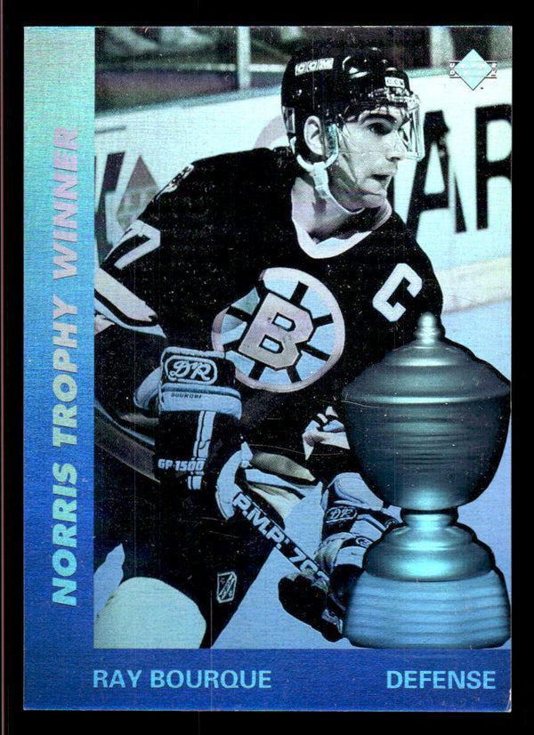 1991 UPPER DECK RAY BOURQUE AW5 MINT AWARD WINNER HOLOGRAMS HOCKEY BOSTON BRUINS