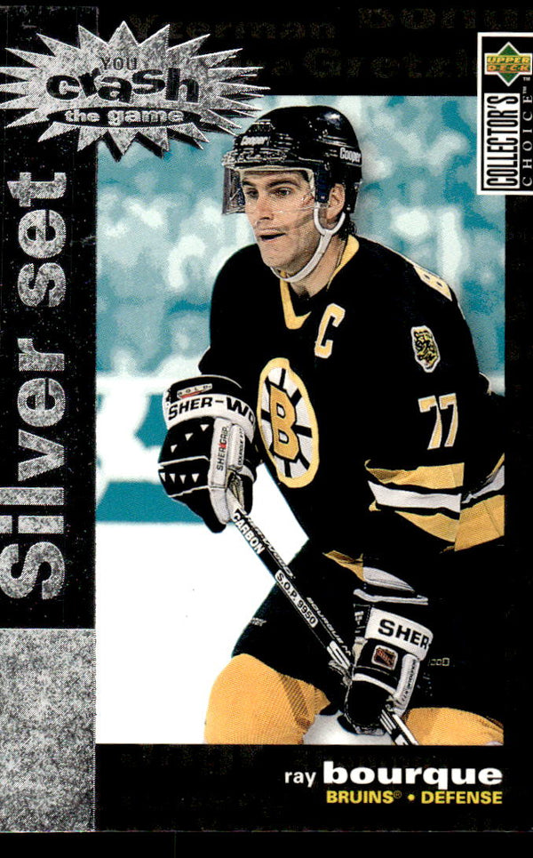1995 COLLECTOR'S CHOICE RAY BOURQUE C24 MINT SILVER EXCHANGE HOCKEY BOSTON BRUIN