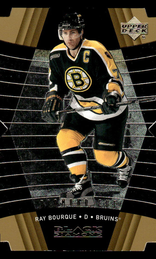 1999 UPPER DECK BLACK DIAMOND RAY BOURQUE 9 MINT DIAMOND CUT HOCKEY BOSTON BRUINS