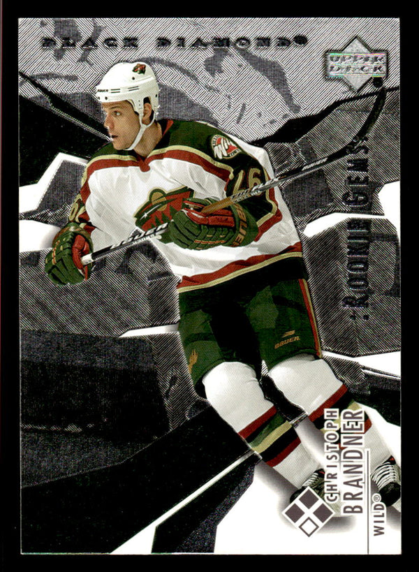 2003 UPPERDECK BLACKDIAMOND CHRISTOPH BRANDNER 167 MINT RC HOCKEY MINNESOTA WILD