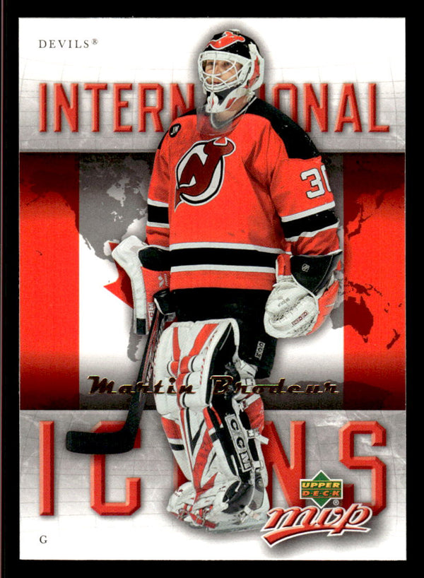2006 UPPER DECK MVP MARTIN BRODEUR 14 MINT INTERNATIONAL HOCKEY NEW JERSEY DEVIL