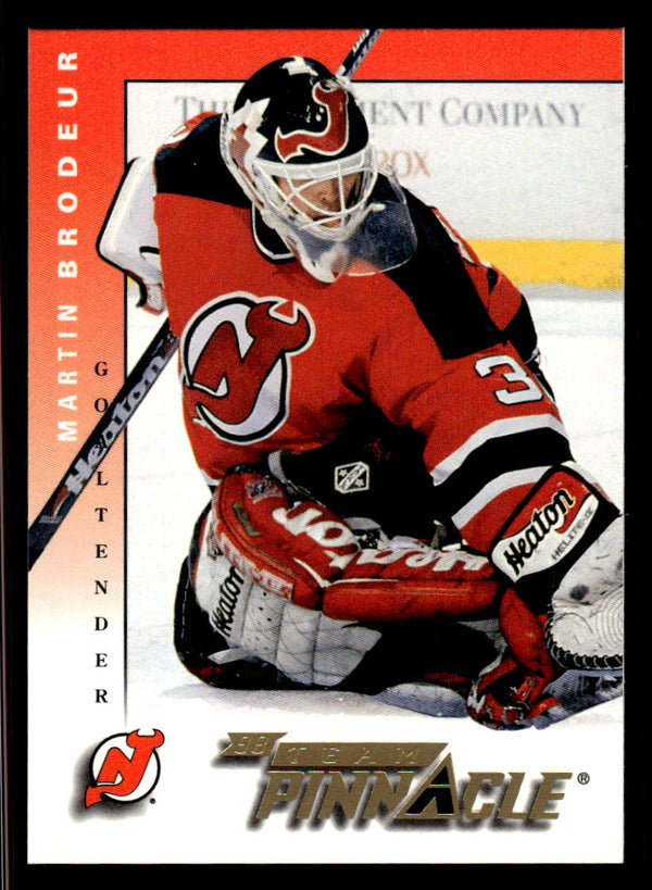 1997 PINNACLE MARTIN BRODEUR H7 MINT COLLECTOR'S CLUB TEAM PINNACLE HOCKEY NEW JERSEY DEVILS