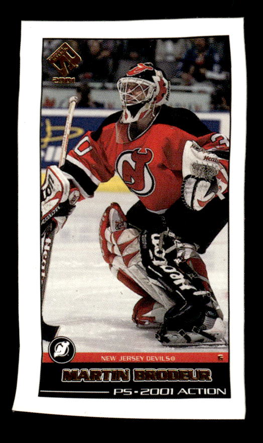 2000 PACIFIC PRIVATE STOCK MARTIN BRODEUR 31 MINT PS-2001 ACTION HOCKEY NEW JERSEY DEVILS