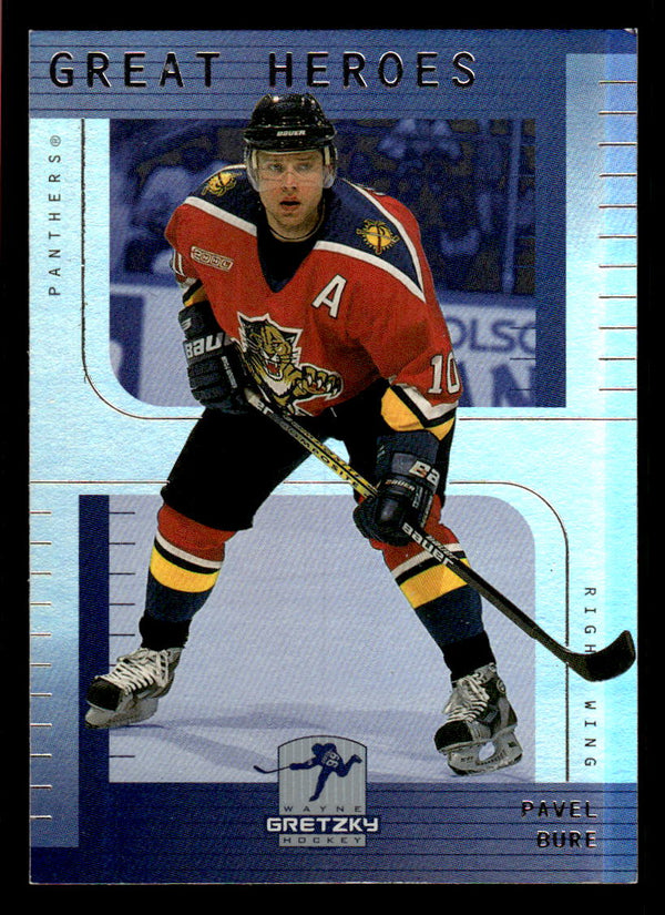 1999 UPPER DECK WAYNE GRETZKY PAVEL BURE GH10 MINT GREAT HEROES HOCKEY FLORIDA PANTHERS