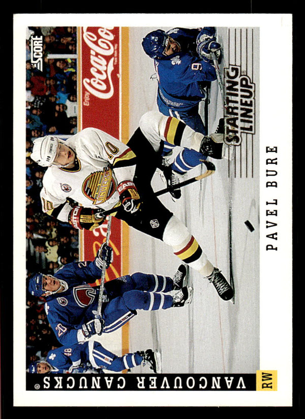 1994 KENNER/SCORE STARTING LINEUP PAVEL BURE 333 MINT HOCKEY VANCOUVER CANUCKS